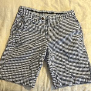 Brooks Brothers Blue & White Gingham Shorts